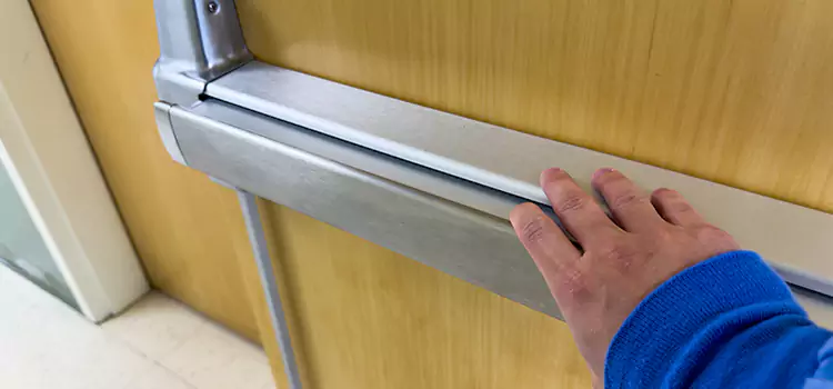Installing a Push Bar on a Door Tampa